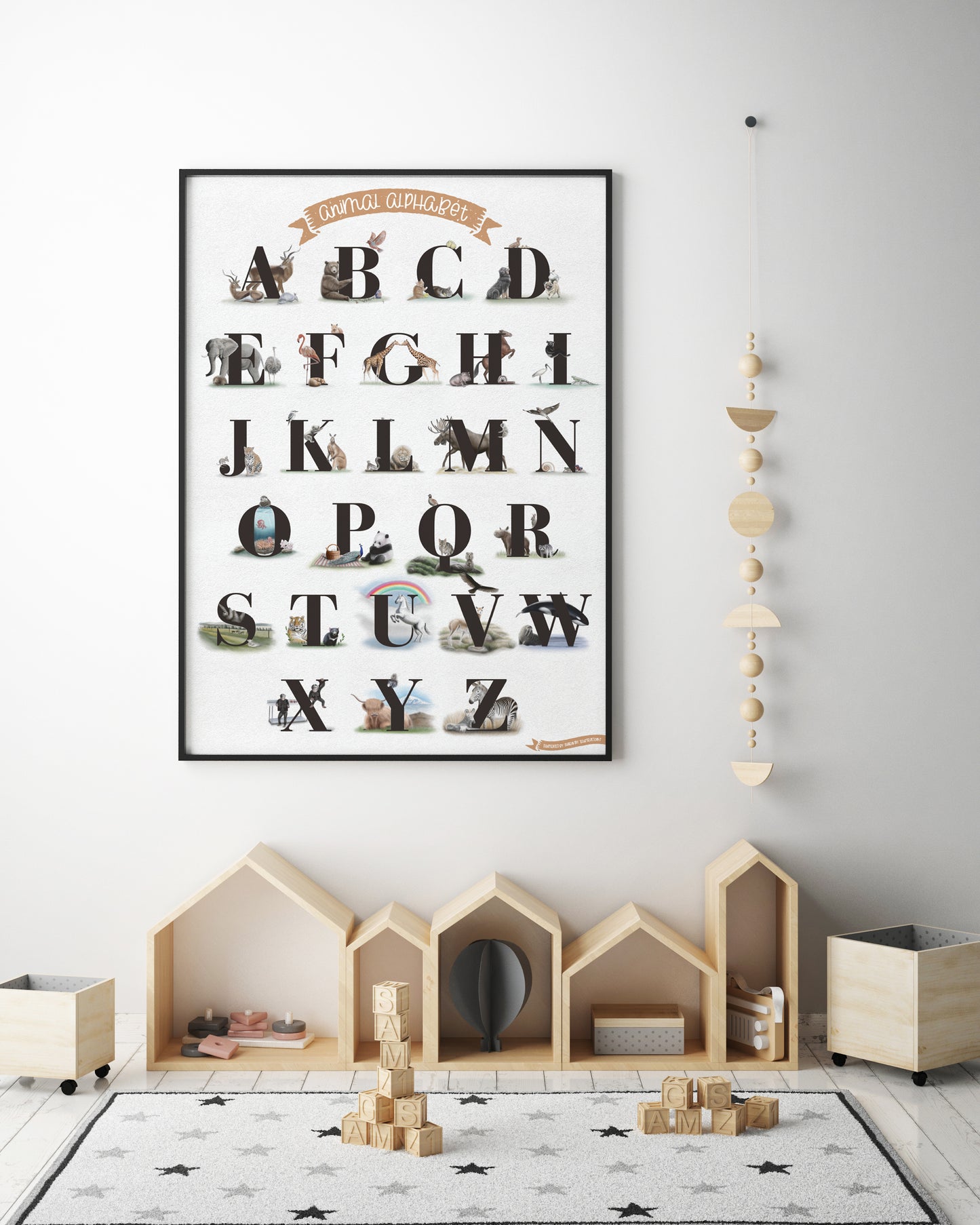 Animal Alphabet Print