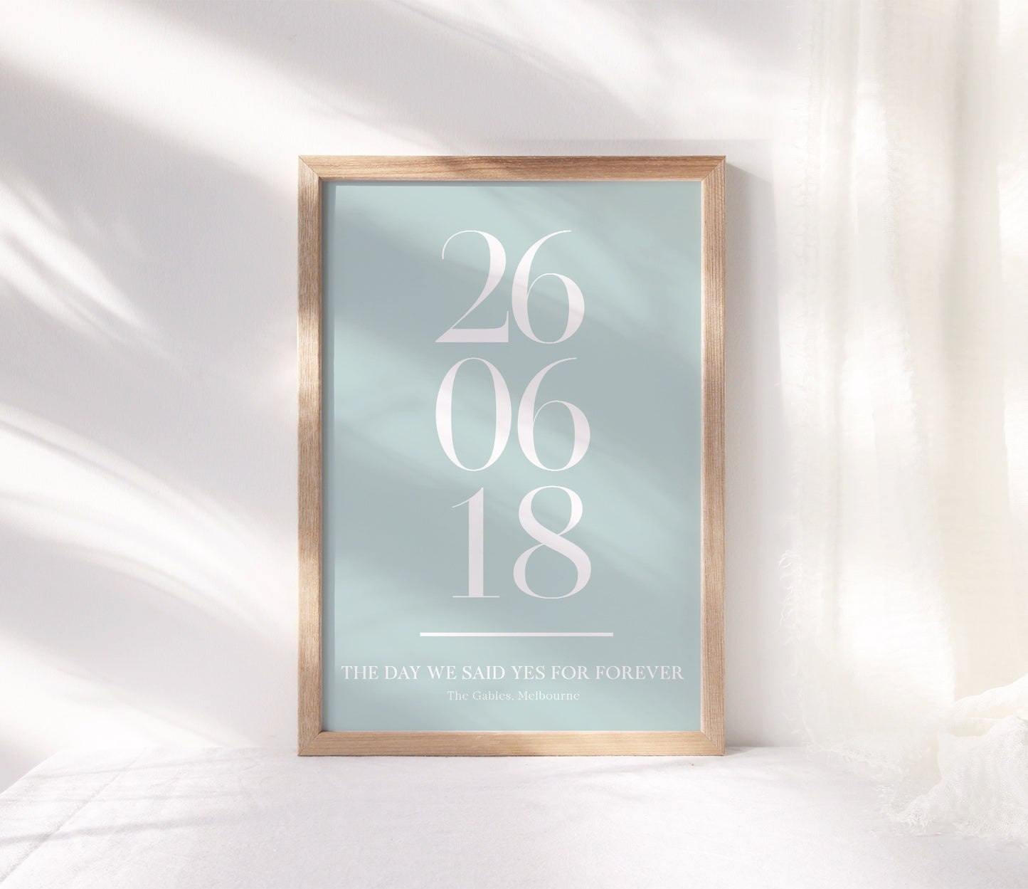 Our Date Print