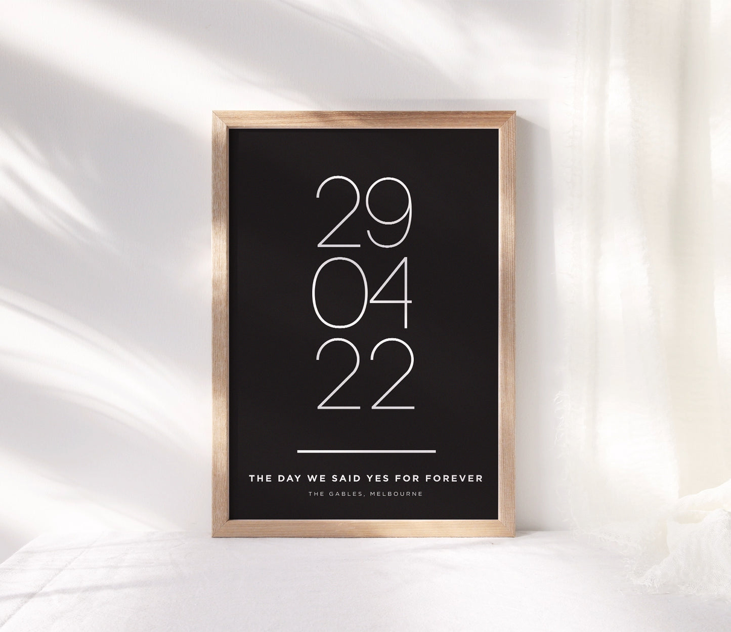 Our Date Print
