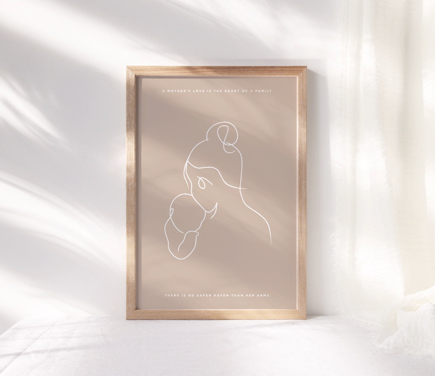 Mother's Love Line Print