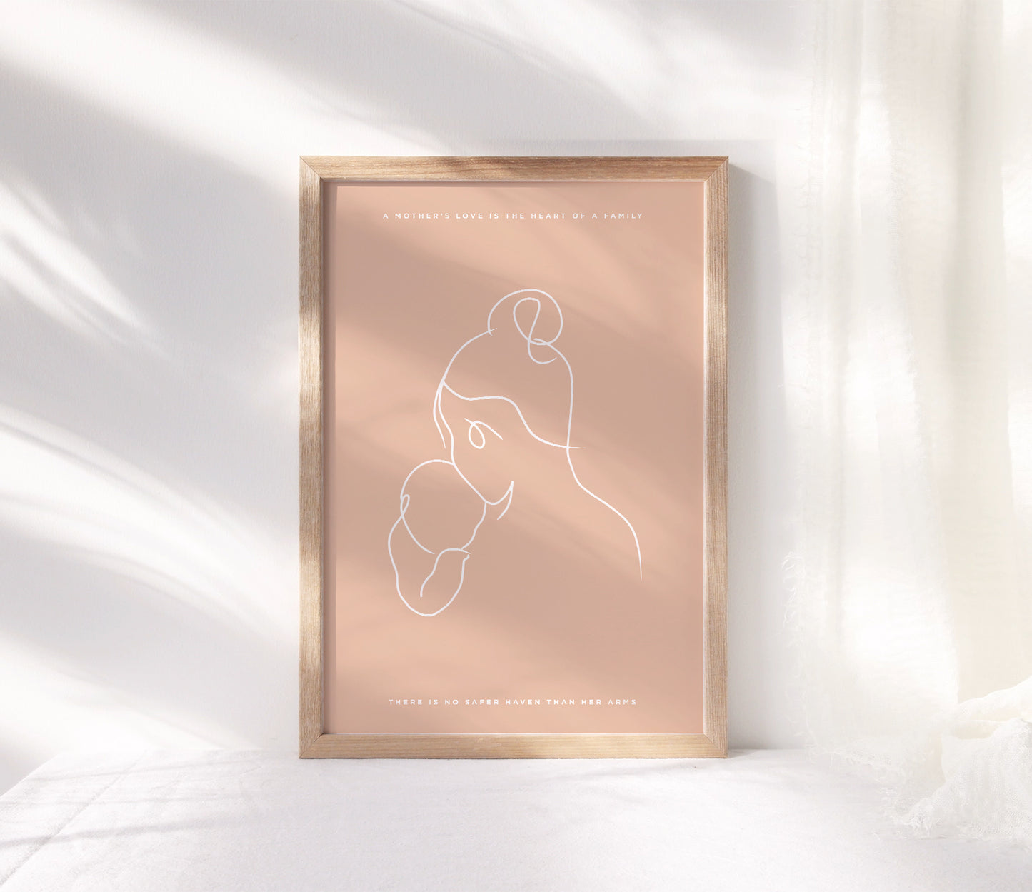 Mother's Love Line Print