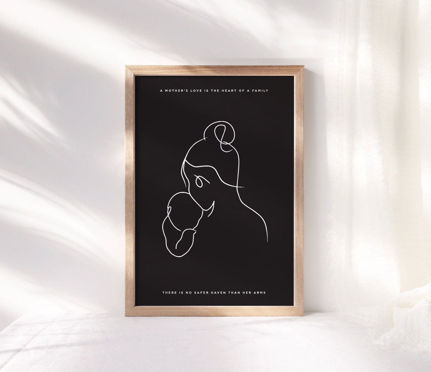 Mother's Love Line Print