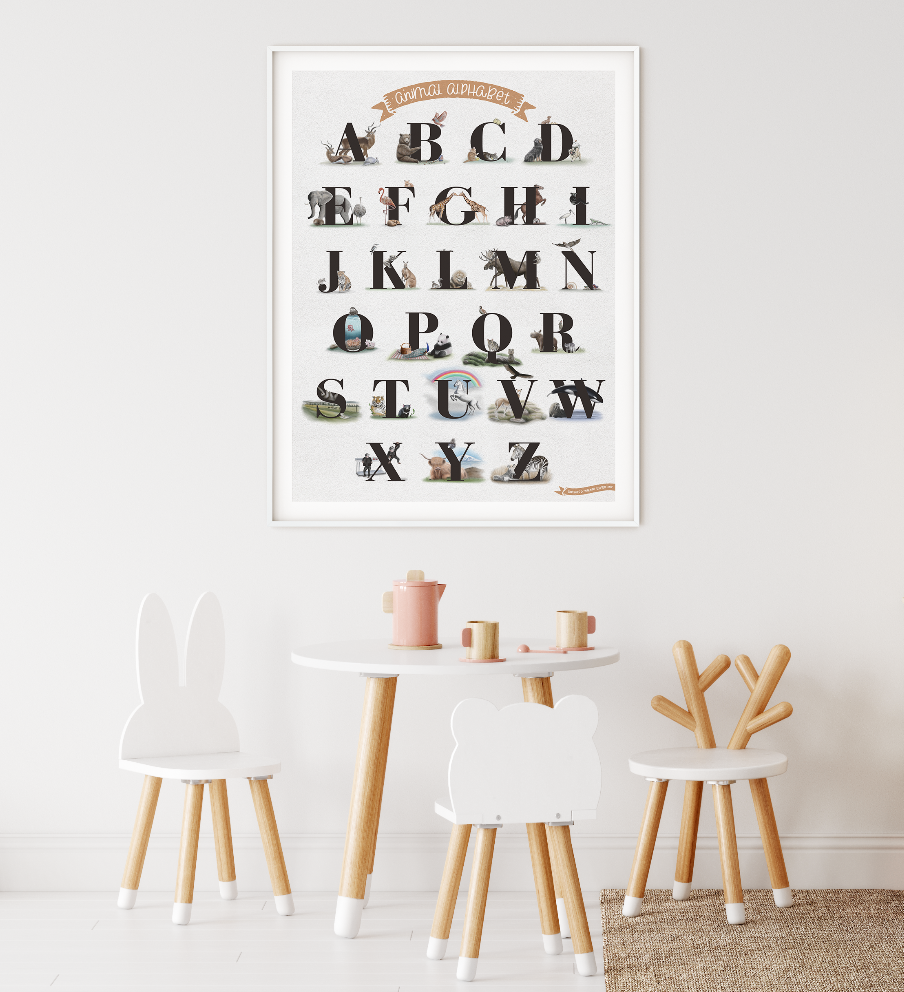 Animal Alphabet Print