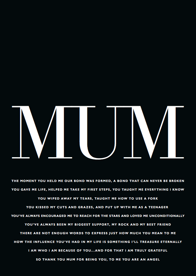Mum Print