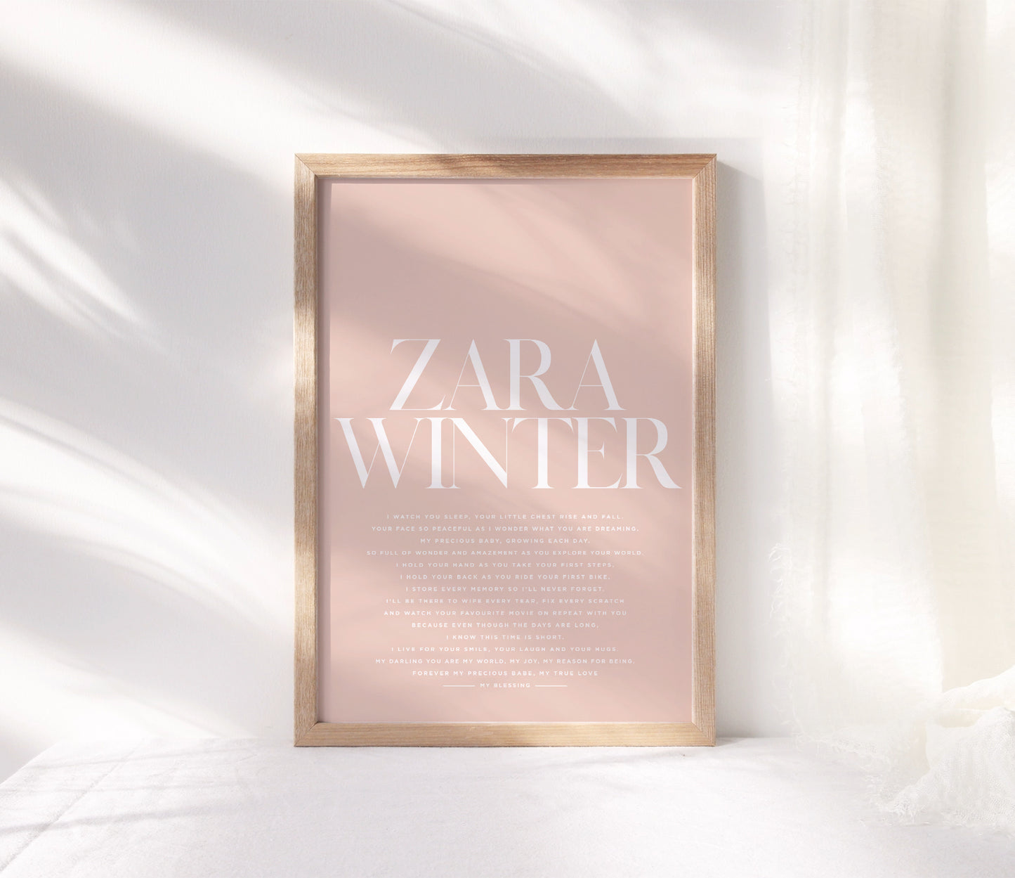 Personalised ‘My Little Love’ Print