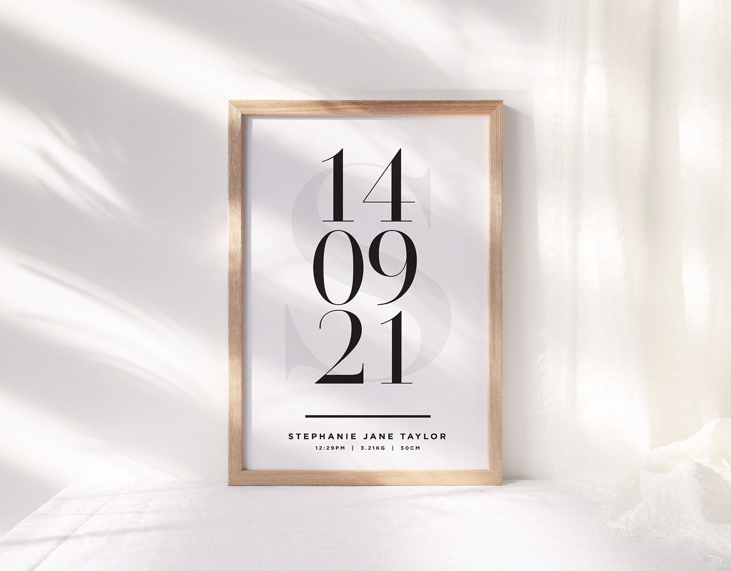 Birth Date Print