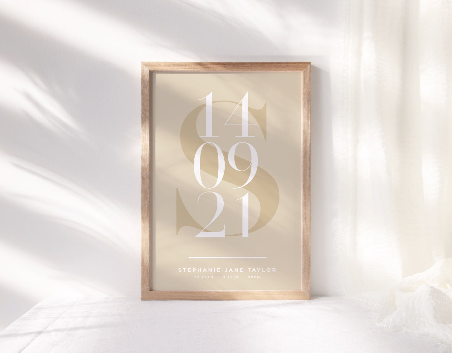 Birth Date Print