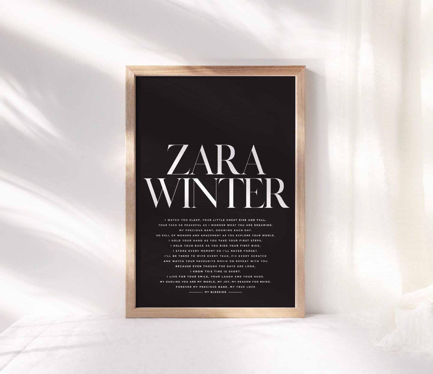 Personalised ‘My Little Love’ Print