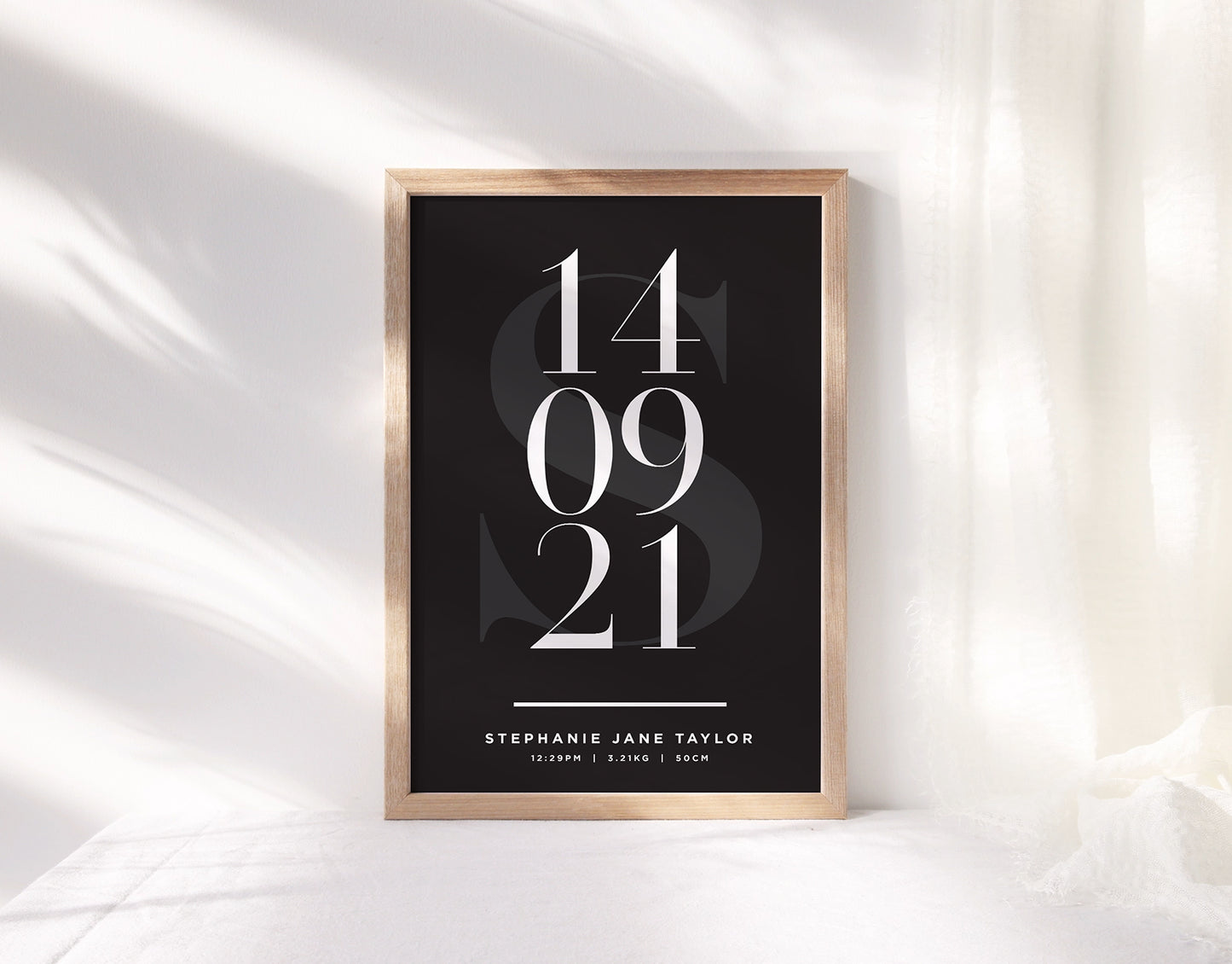 Birth Date Print