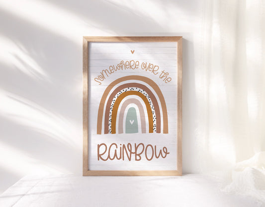 Somewhere Over The Rainbow Print