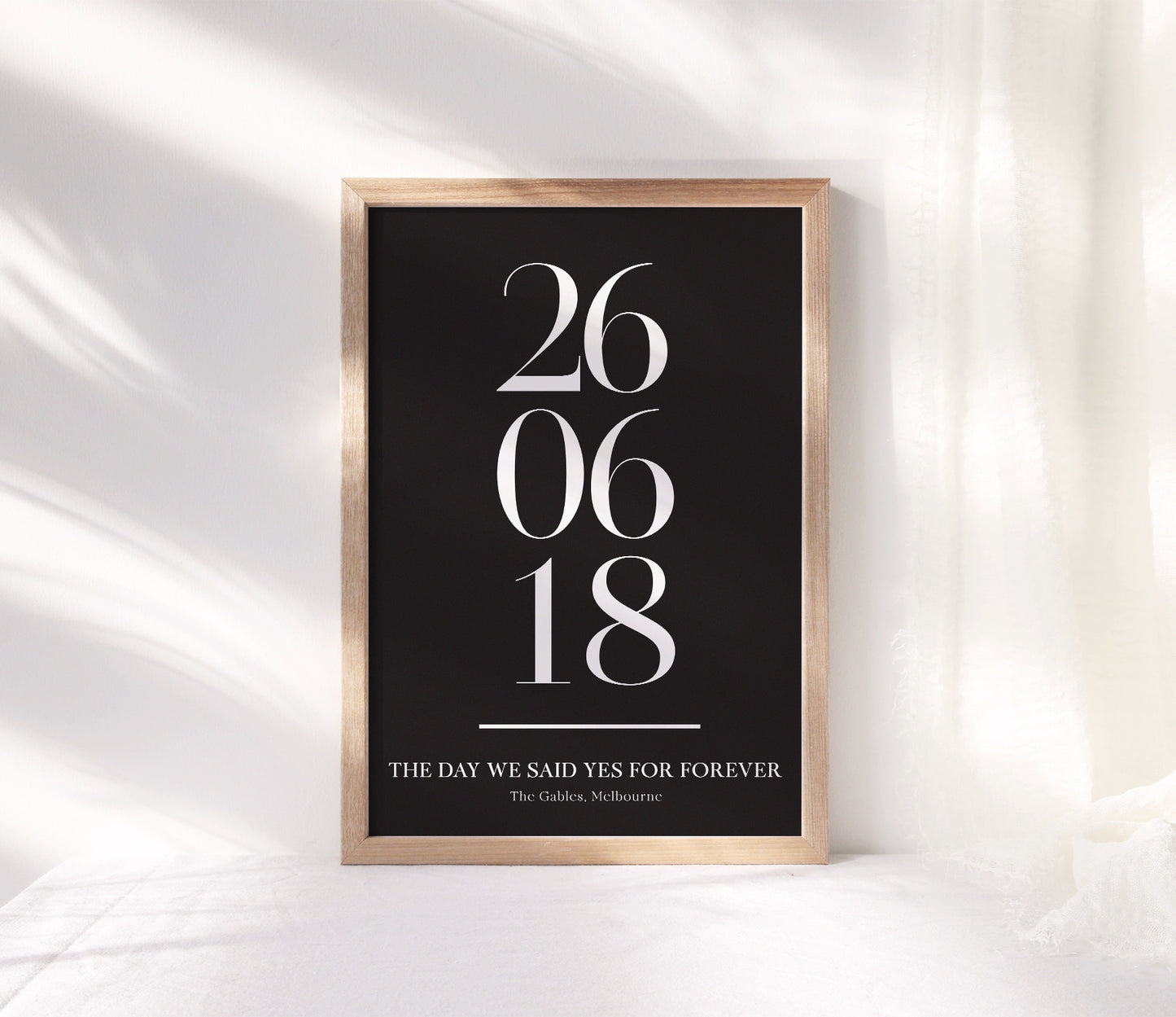 Our Date Print