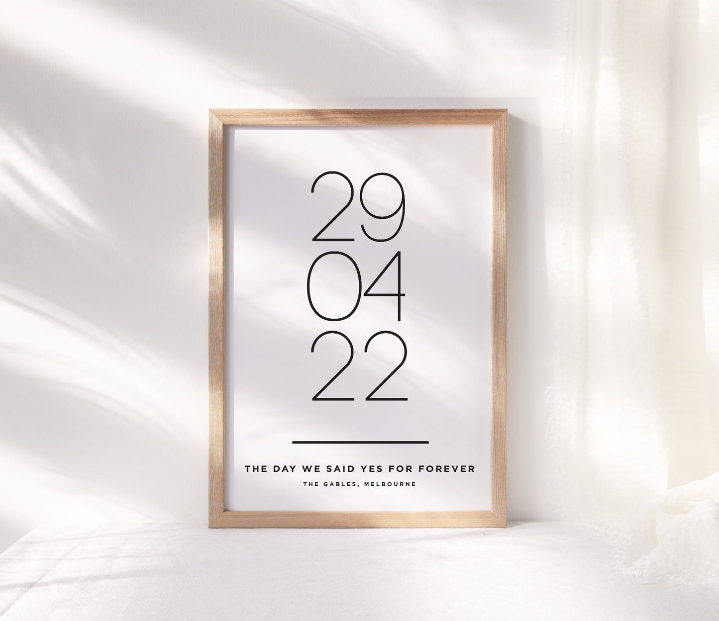 Our Date Print