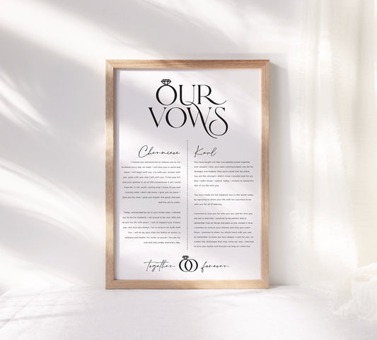 Our Vows Print